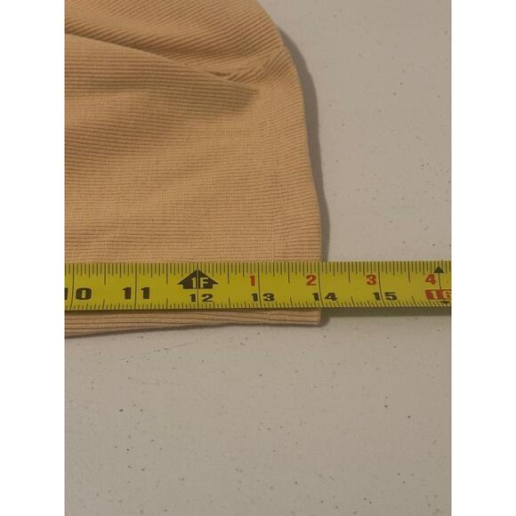 Meshki Cropped Shirt Womens Small Scoop Neck Long Sleeve Slim Top Button Y2K - Picture 7 of 7